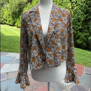 Topshop Dbl Breasted Crop Jacket US 4